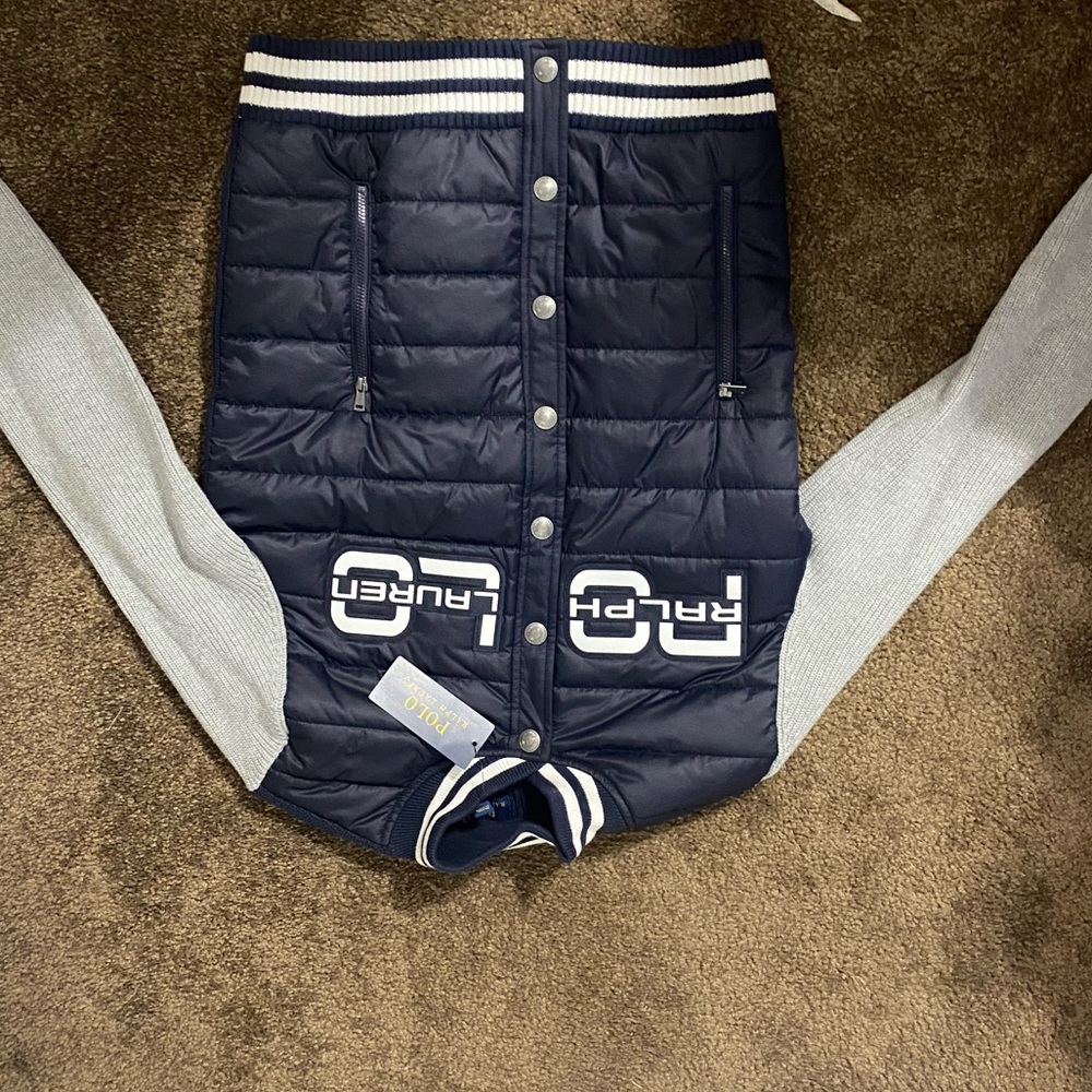 Kids polo sweater jacket